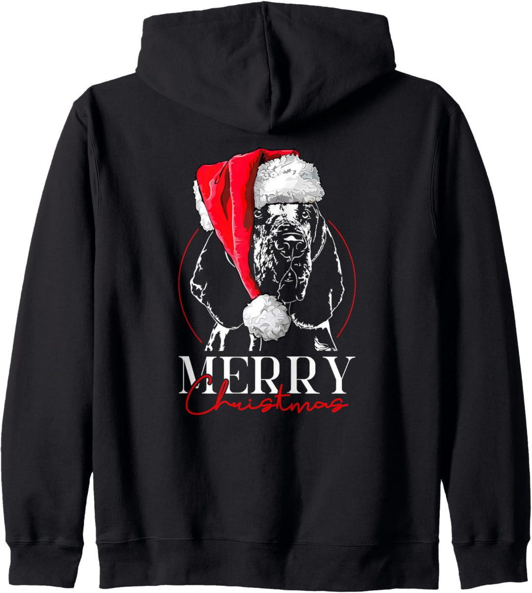 Santa Bracco Italiano Merry Christmas Weihnachten Hunde Kapuzenjacke