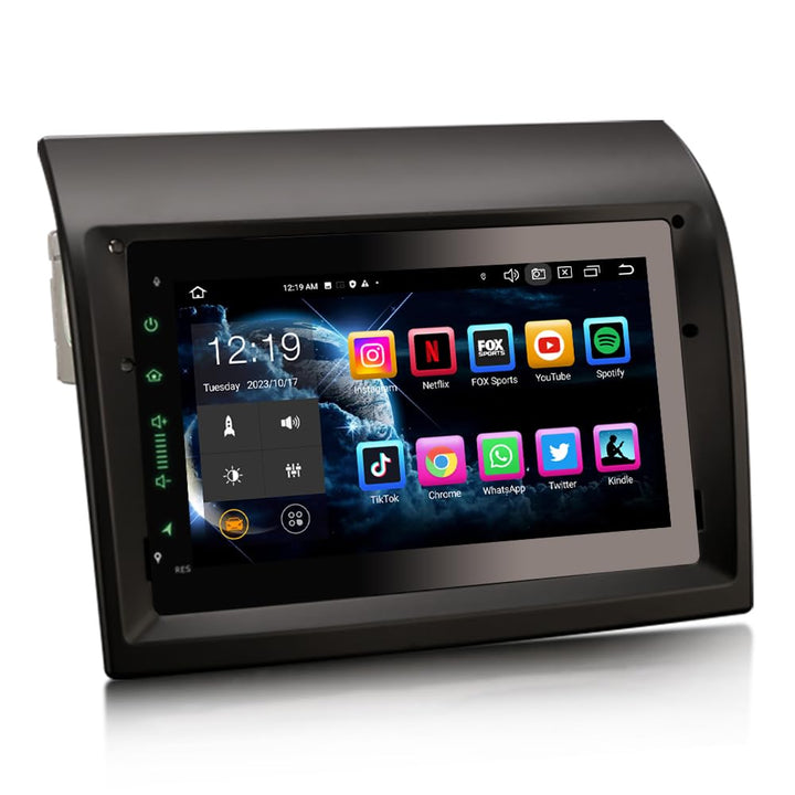 Erisin 7 Zoll 8-Kern 4GB+64GB Android 12 Autoradio Bluetooth mit GPS Navigation Für FIAT Ducato Citr