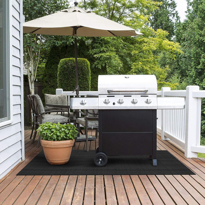 Floordirekt Grillschutzmatte | Schwer entflammbar | 2 Grössen | 5 Designs | Grillmatten zum Grillen