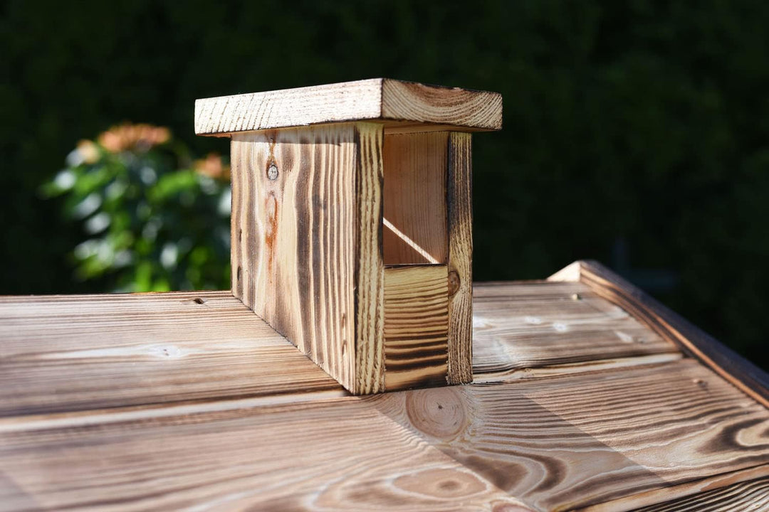 ADGO Modulare Smokerhouse 50cm, Holzräucherei aus Fichte, Holz Räucherei, Gartenräucherei, Tradition