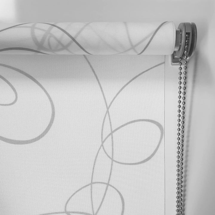 MADECOSTORE Verdunkelungsrollo mit Zickzack-Muster, Motiv Must – Grafik 1316060190 L 64 x H 190 cm (