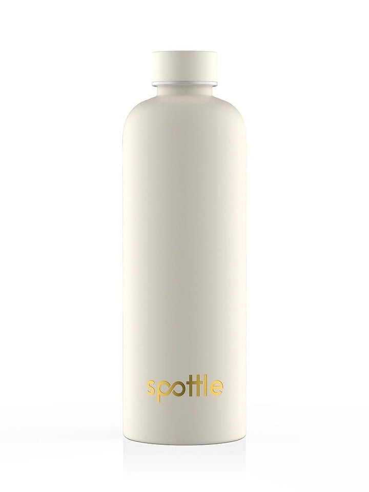 spottle Edelstahl Trinkflasche 1L – Thermosflasche aus Metall, doppelwandig, vakuumisoliert, Kohlens
