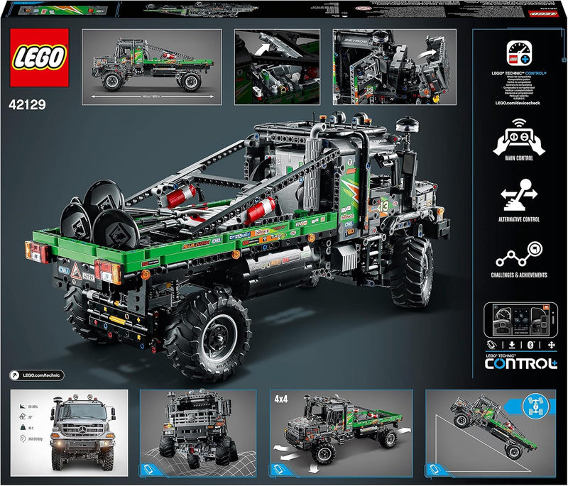 LEGO 42129 Technic 4x4 Mercedes-Benz Zetros Offroad-Truck, ferngesteuertes Auto, App-kontrolliertes