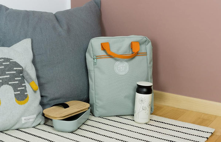 Kindsgut Kinderrucksack Maxi aus recyceltem PET, Aquamarin, Aquamarin