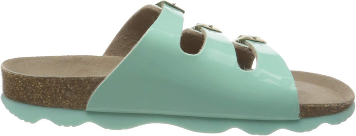Superfit Mädchen Fussbettpantoffel Pantoffeln 25 EU Türkis 7000, 25 EU Türkis 7000
