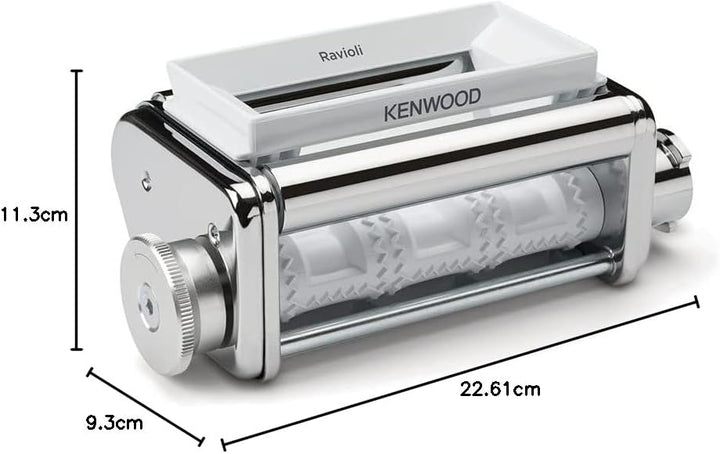 Kenwood Ravioli-Aufsatz KAX93.A0ME, Zubehör Küchenmaschinen, inkl. grossem Trichter, Fülllöffel &amp; Re