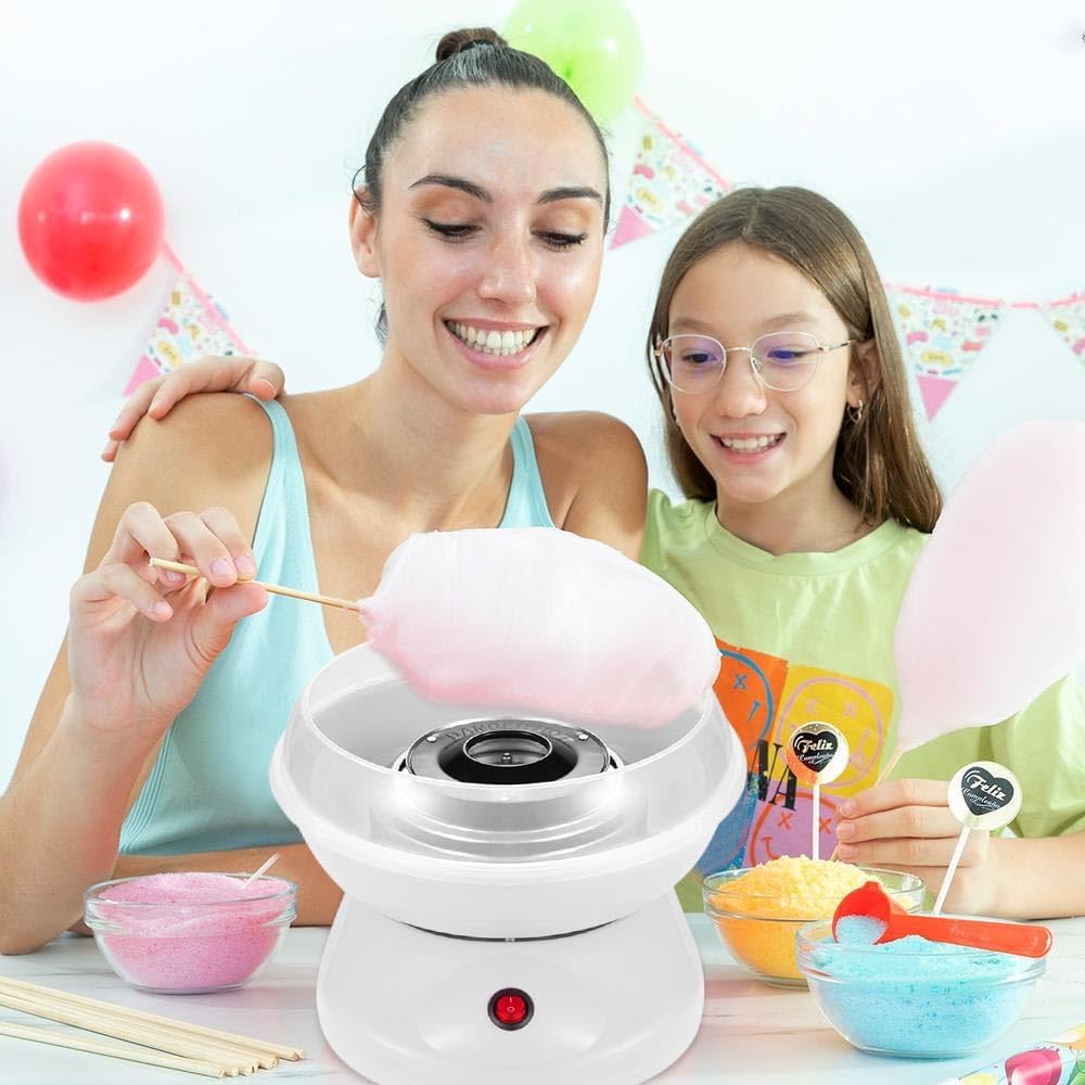 Supfine Zuckerwattemaschine für zu Hause | Zuckerwattemaschine für Zuhause | Zuckerwatte für Kinderp