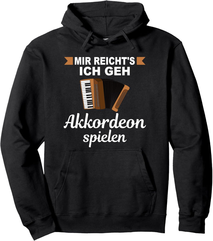 Akkordeonspieler Akkordeonist Handharmonika Musik Akkordeon Pullover Hoodie