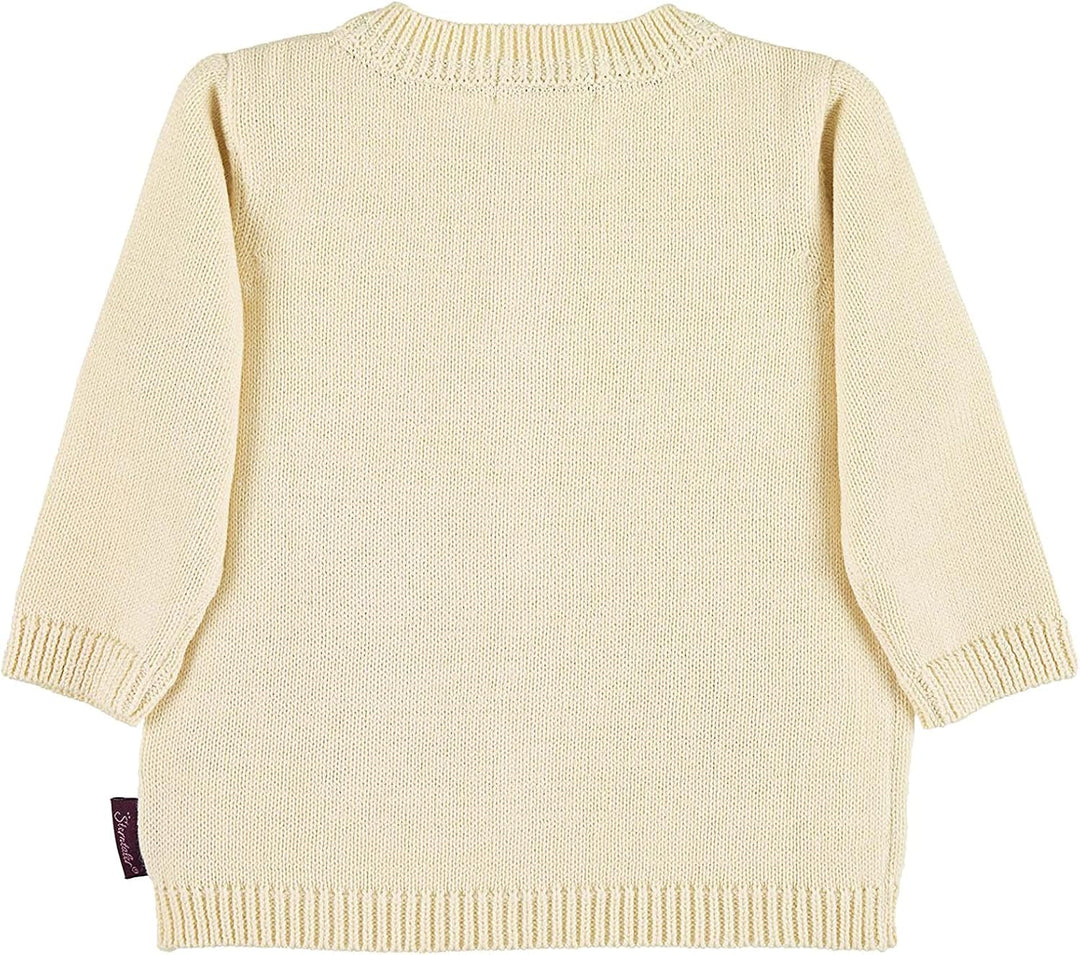 Sterntaler Baby Mädchen Strickjacke Baby GOTS Strick Eichhörnchen Jacke - Strickjacke Baby - Strickj