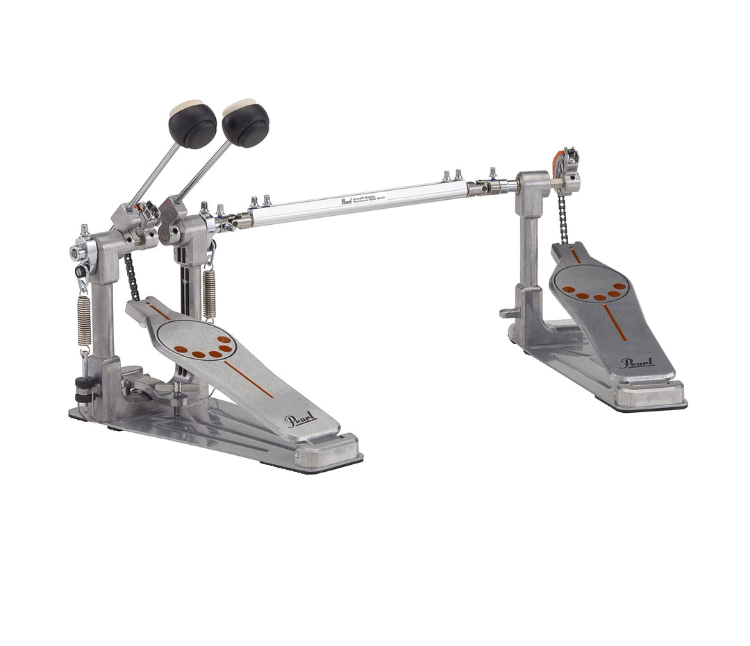 PEARL P-932L Demonator Bass-Drum-Doppelpedal mit austauschbarer Nocke Doppelpedal P-932L, Doppelpeda