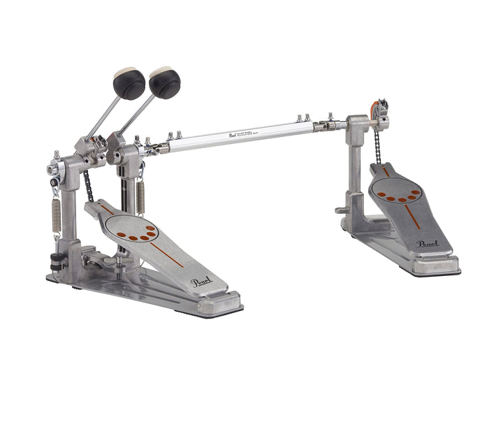 PEARL P-932L Demonator Bass-Drum-Doppelpedal mit austauschbarer Nocke Doppelpedal P-932L, Doppelpeda