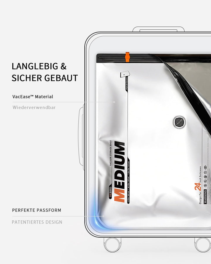 10 Stück Vakuumbeutel für Kleidung mit wiederaufladbarer elektrischer USB-Pumpe, 5× 54×74 cm und 5×
