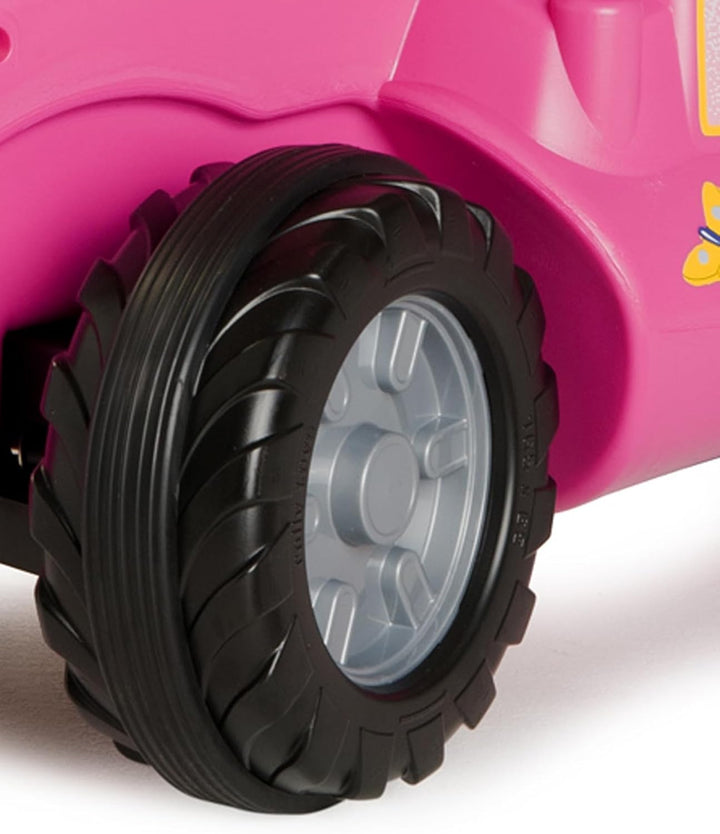 Rolly Toys 132423 - rollyMinitrac Carabella (Rutschfahrzeug, Flüsterlaufreifen, mit Hupe, ergonomisc