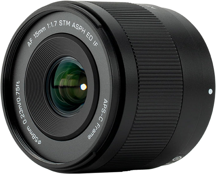 VILTROX 15mm F1.7 E, AF 15mm f1.7 E Mount Objektiv für Sony, APS-C Autofokus Prime Objektiv mit gros