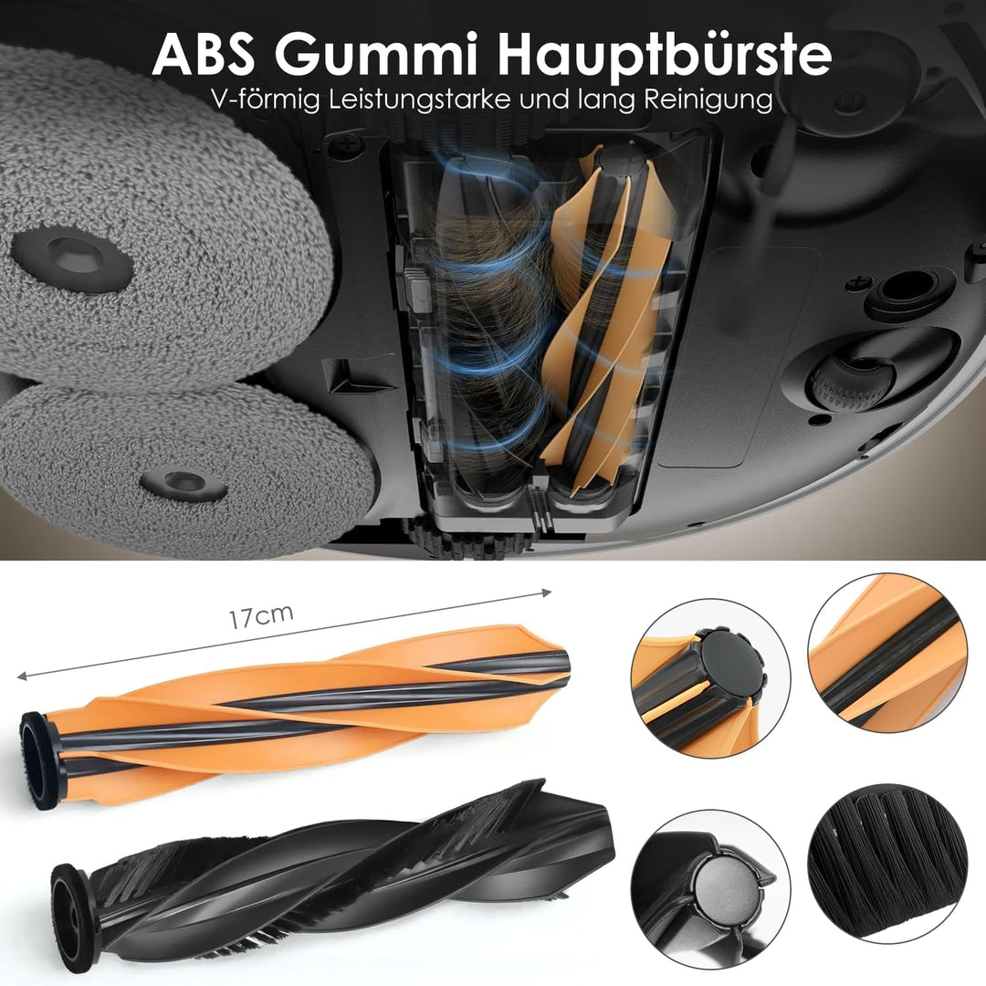 Zubehörset für dreame L40s Pro Ultra/X50 Ultra Complete/L50 Pro Ultra, 4*Staubbeutel 4*Mopp Wischpad
