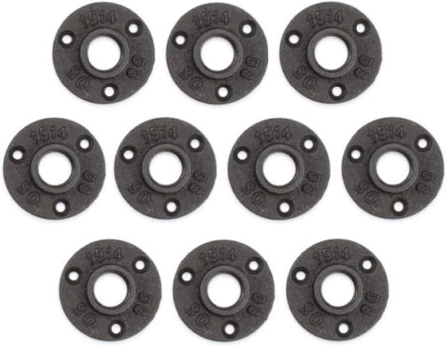 UKCOCO 10 Stück 1 Herdplattenspaltabdeckung Metallhalter Möbelflansch Selber Machen Industriell Bode