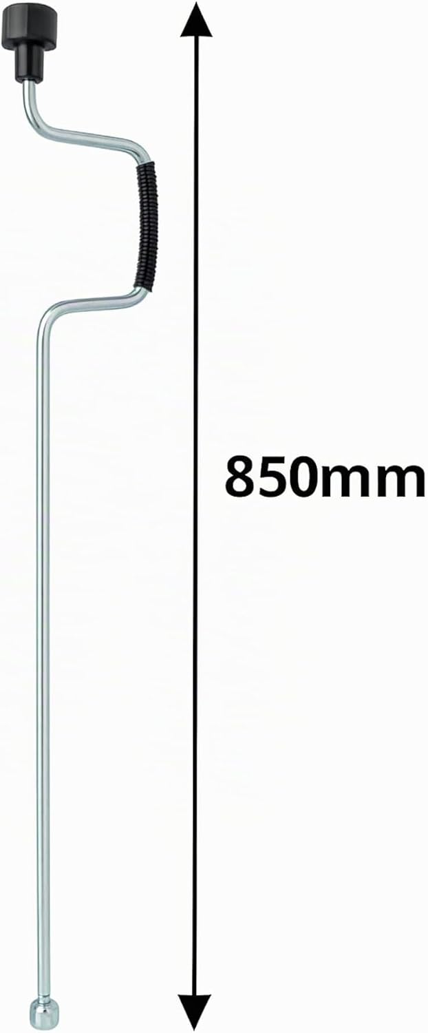 Preiswert &amp; Gut 2 STK Stützen höhenverstellbar klappbar, Stahl verzinkt 290-460 mm | Kurbelstütze Se