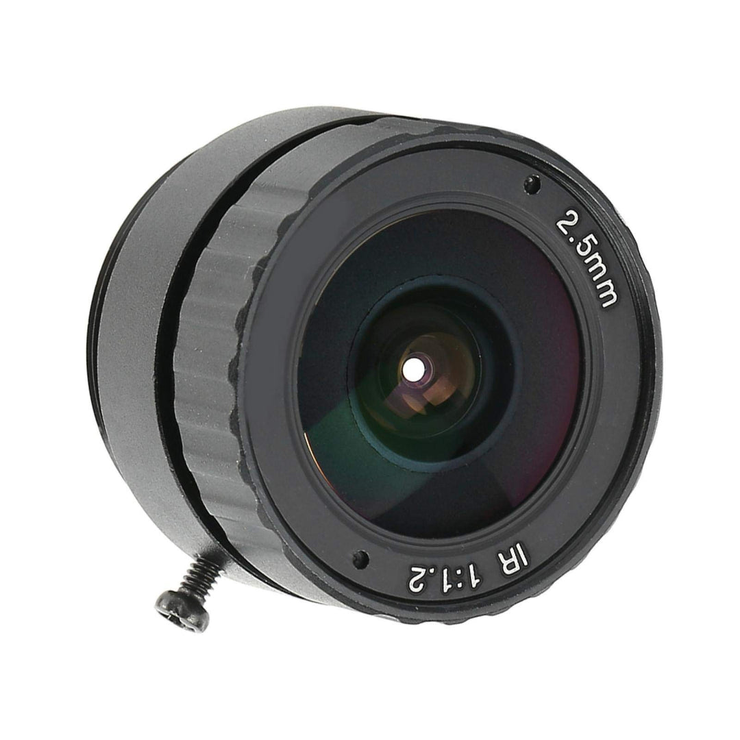 Shanrya HD-Bild CCTV-Objektiv High Definition Fest 2,5 mm CS Fest-Non-Zoom-Objektiv für CCTV DSLR Ab