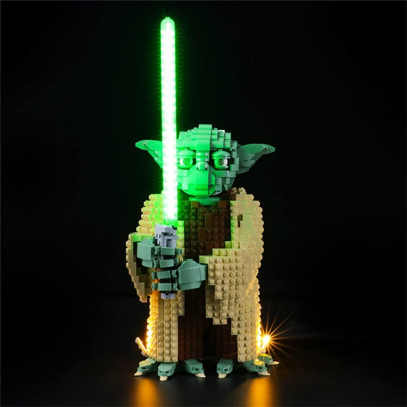 GEAMENT LED Licht-Set Kompatibel mit Lego Yoda - Beleuchtungsset für Star Wars 75255 Baumodell (Lego