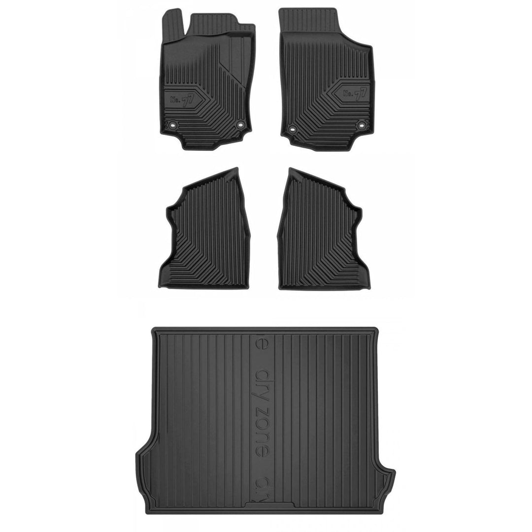 Satz Fussmatten und Gummimatte für OPEL Combo C 2001-2011
