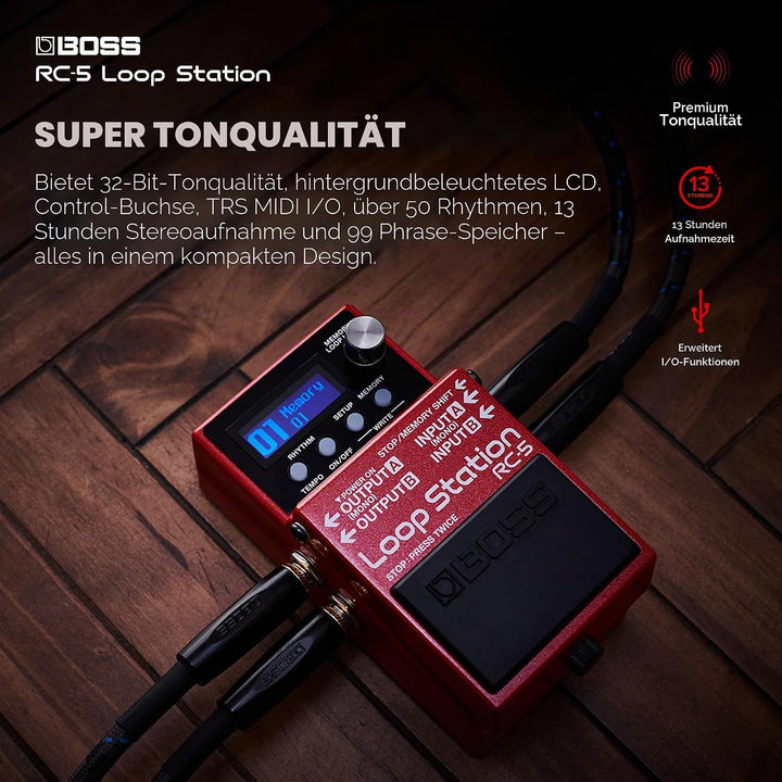 Boss RC-5 Loop Station Compact Phrase Recorder Pedal
