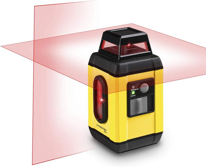 TROTEC Rotationslaser BD7A – selbstnivellierend, 360°-Laserlinie, Kreuzlinienlaser, 3 Modi, Li-Ion-A