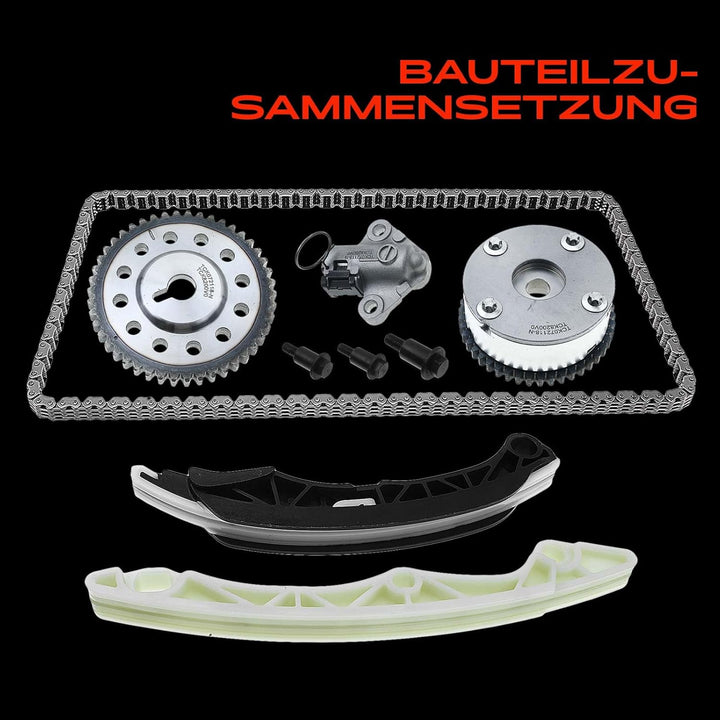 Frankberg Steuerkettensatz Nockenwellenversteller Kompatibel mit Fortwo Cabrio 451 1.0L 2007-Heute B