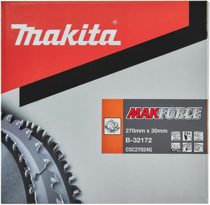 Makita MakForce Saegeblatt, 270 x 30 mm, 24Z, B-32172