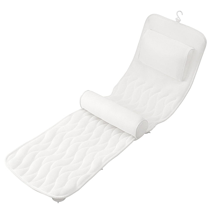 Badewannenkissen Ganzkörper (128 x 38 cm) – Ergonomisches Badekissen | mit 3D-Air-Mesh-Technologie &amp;