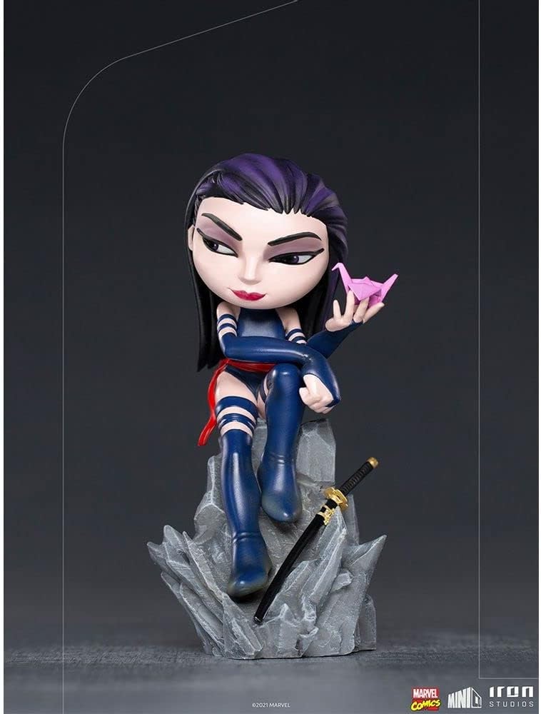 Iron Studios - Minico X-Men Psylocke Vinyl Statue 15 cm, 15 cm