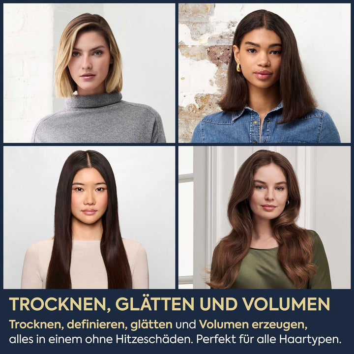 BaByliss Air Wand - Haartrockner, Glätteisen and Styler in einem, Wet to Dry, Anti-Frizz Ionen-Techn