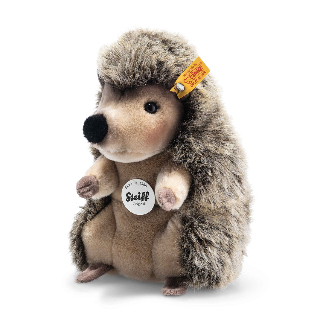 Steiff 067211 Joggi Igel - 20 cm - Kuscheltier - braun meliert