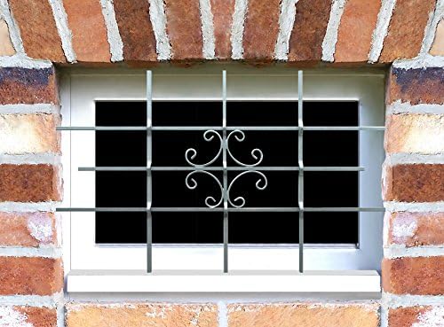 Fenstergitter Luna 1140 x 690 mm feuerverzinkt Einbruchsschutz