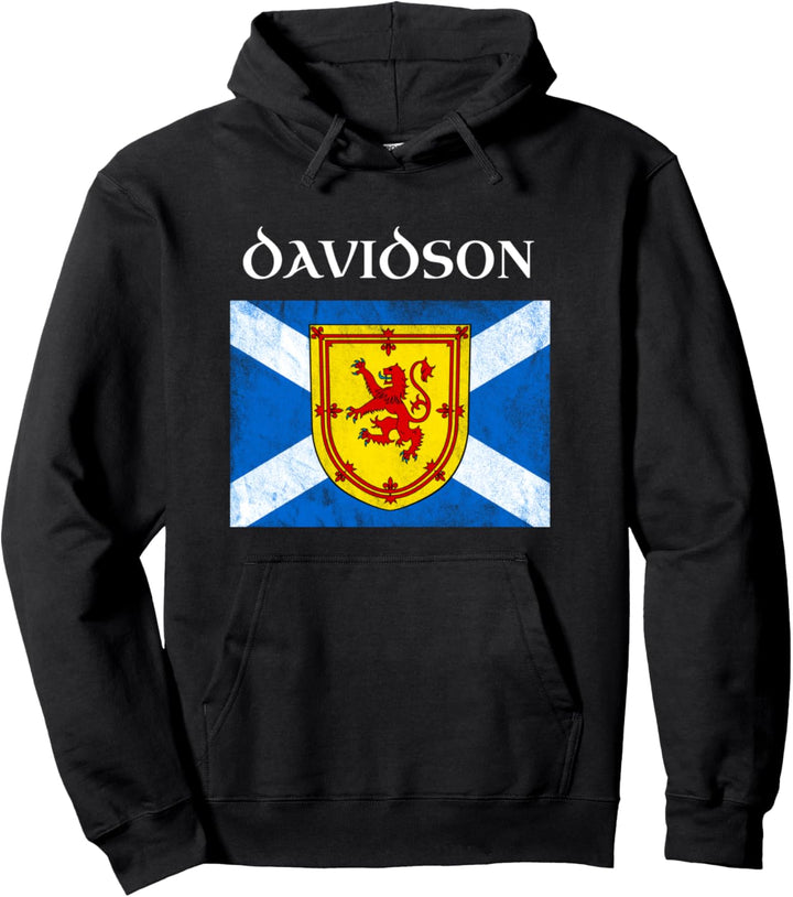 Davidson-Clan-Flagge mit schottischem Namen. Pullover Hoodie