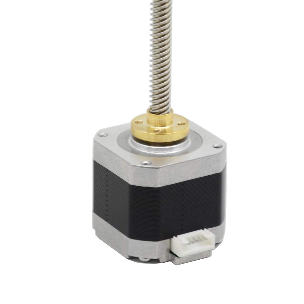 Iverntech NEMA 17 Schrittmotor mit integrierter 150 mm T8-Leitspindel für RepRap Prusa i3 3D-Drucker