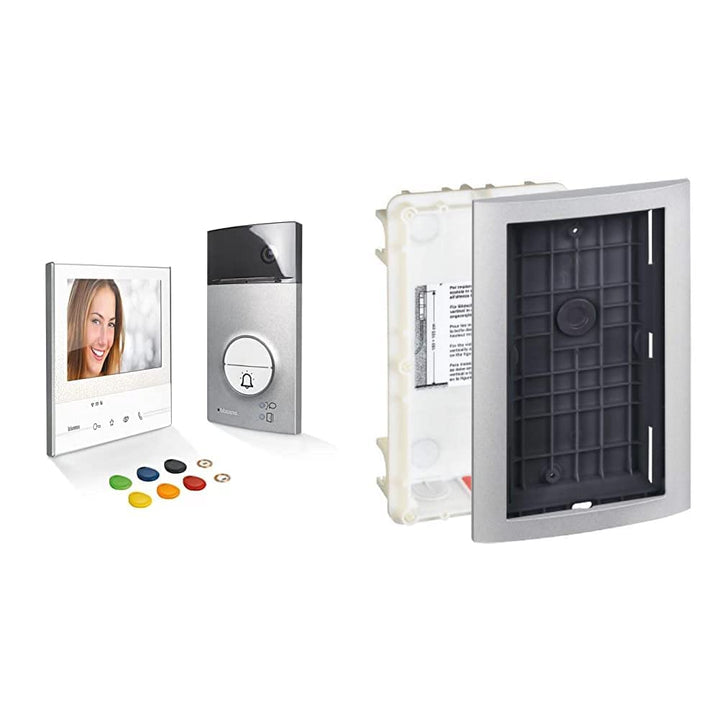 BTicino, Flex ONE 2-Draht Videosprechanlagen WLAN Set, Classe 300 X13E mit 7" Touchscreen, 105° Weit