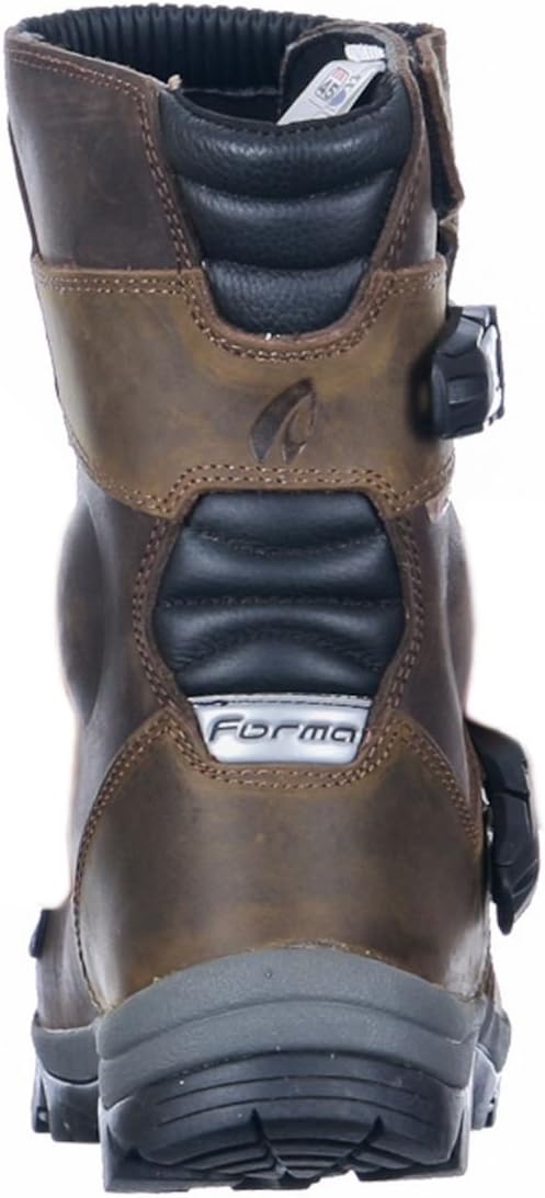 FORMA Stiefel Moto Adventure low WP Eichzulassung CE, Braun 42 EU, 42 EU