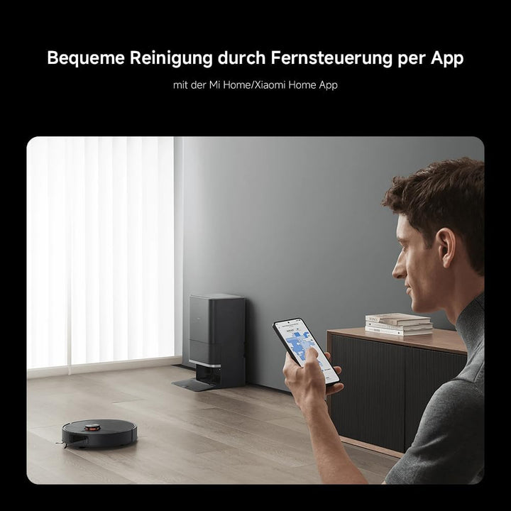 Xiaomi Robot Vacuum X20 Max – 8000 Pa Saugleistung, duales Moppsystem mit Heisswasserreinigung und T