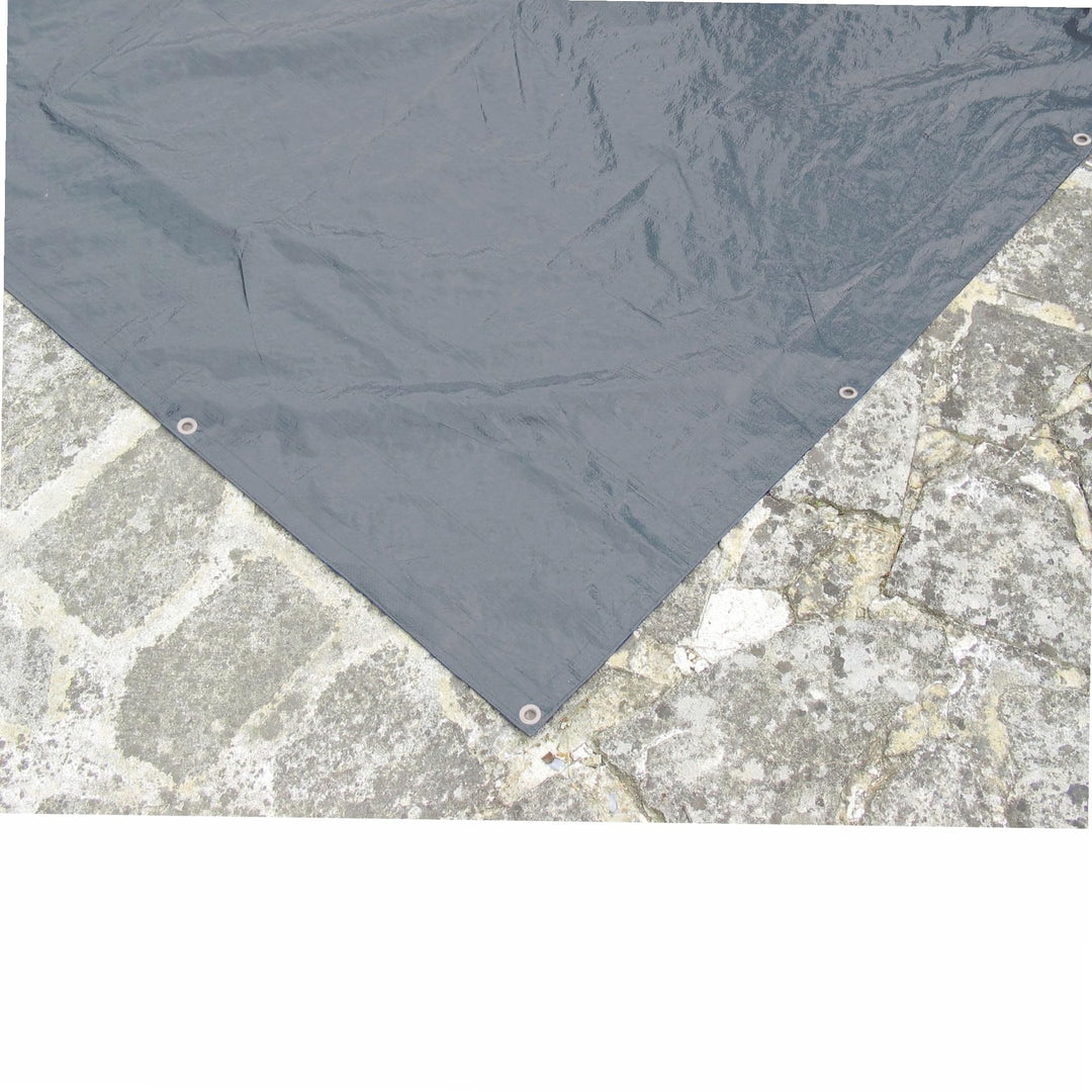 Provence Outillage 2505 - Schutzabdeckung 8x14 m - Für rechteckiges Becken - 140 g / m²,Grau-Blau