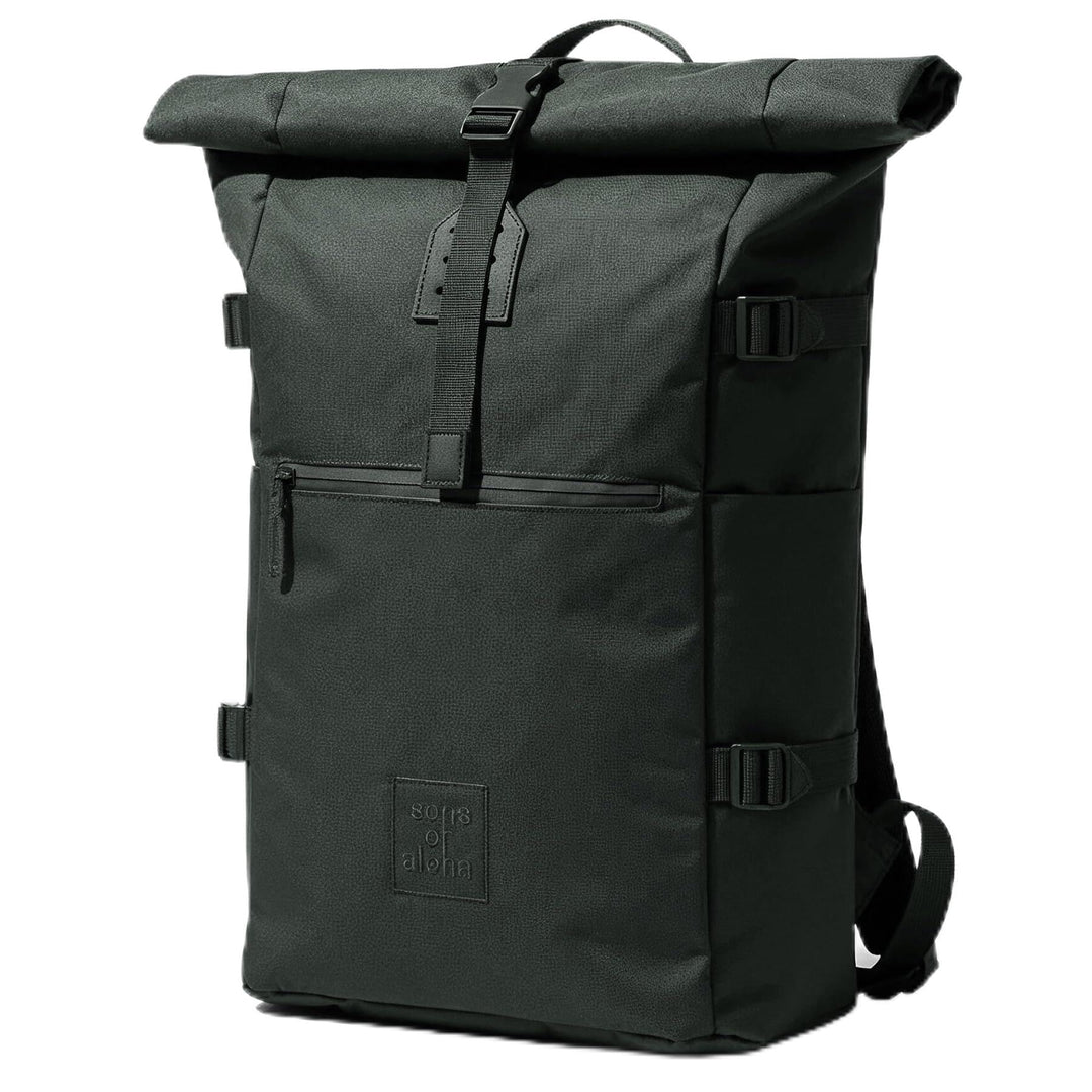 Rucksack Kane Roll-Top Kurierrucksack XL gross - PET recycelt, wasserabweisend - Wander-Rucksack Lap