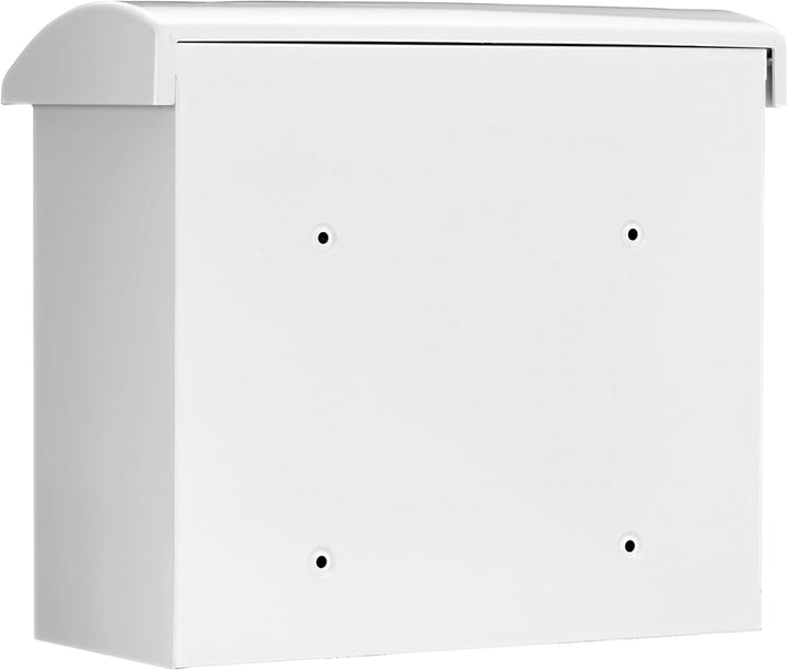 Burg-Wächter Briefkasten mit aufklappbarem Regendach, A4 Einwurf-Format, EU Norm EN 13724, Verzinkte