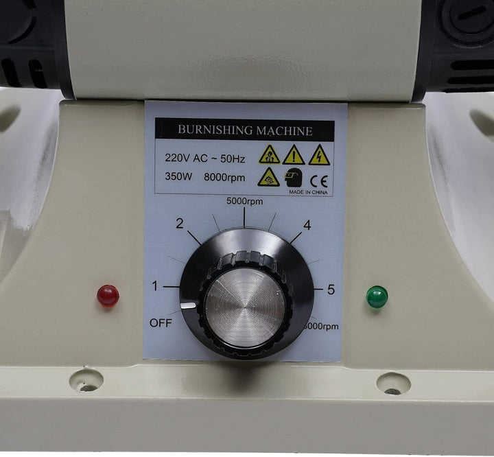 SHZICMY Elektrisch Leder Poliermaschine Schleifmaschine 350W Leder Gummi Polierer mit Palisander Sch