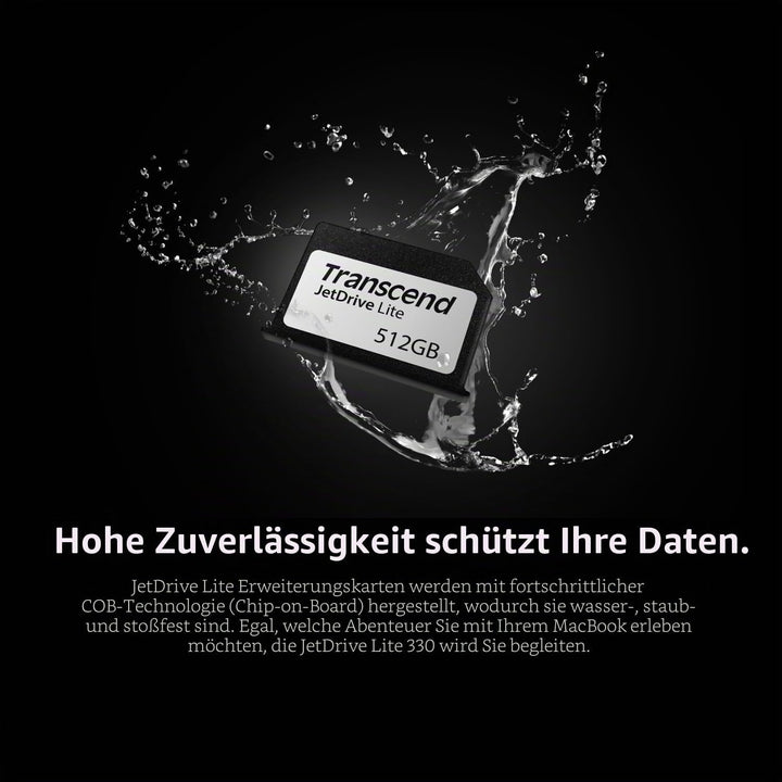 Transcend 1 TB JetDrive Lite extra Speicher-Erweiterungskarte für MacBook Pro MacBook Pro 14" &amp; 16"