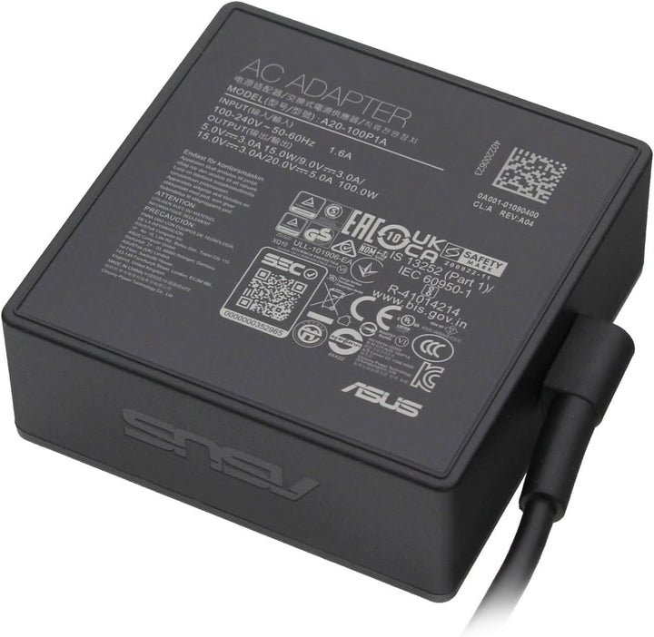 ASUS 0A001-01090100 Original USB-C Netzteil 100 Watt für TUF Dash F15 FX516PM, TUF Gaming Dash FX516