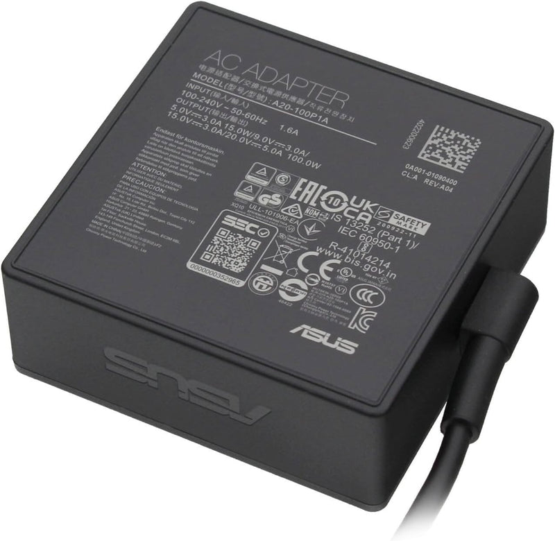 ASUS 0A001-01090100 Original USB-C Netzteil 100 Watt für TUF Dash F15 FX516PM, TUF Gaming Dash FX516