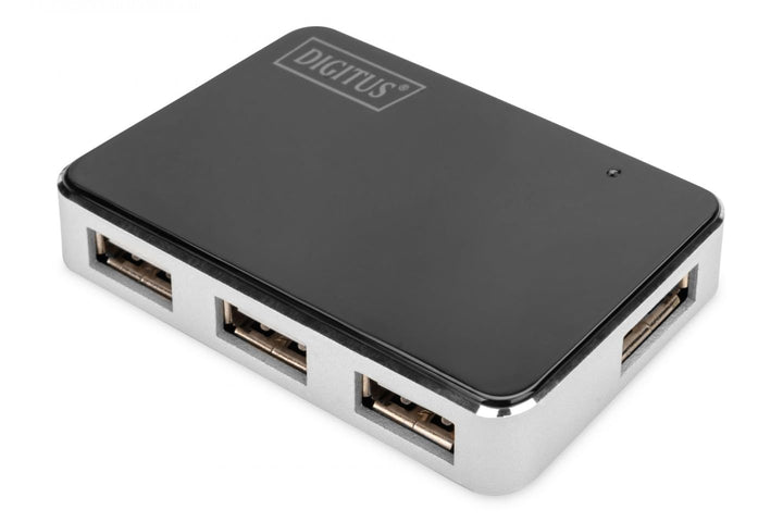 DIGITUS USB-Hub - 4 Ports - High-Speed USB 2.0 - 480 MBit/s - Plug&Play - Anschluss-Kabel 66 cm - Sc