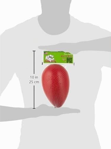 Jolly Pets Jolly Ei Hartplastik -Kugel für Pets Spass-Hunde Chewers Spielzeug Rot 20cm