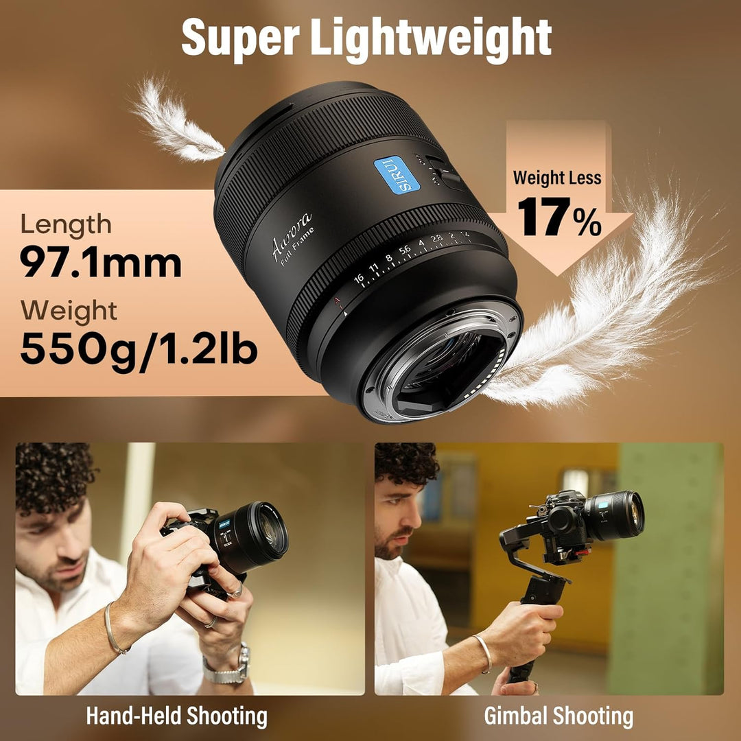 SIRUI Aurora 85 mm F1.4 Vollformat Autofokus Objektiv Teleobjektiv Prime Portrait Objektiv für X-A,