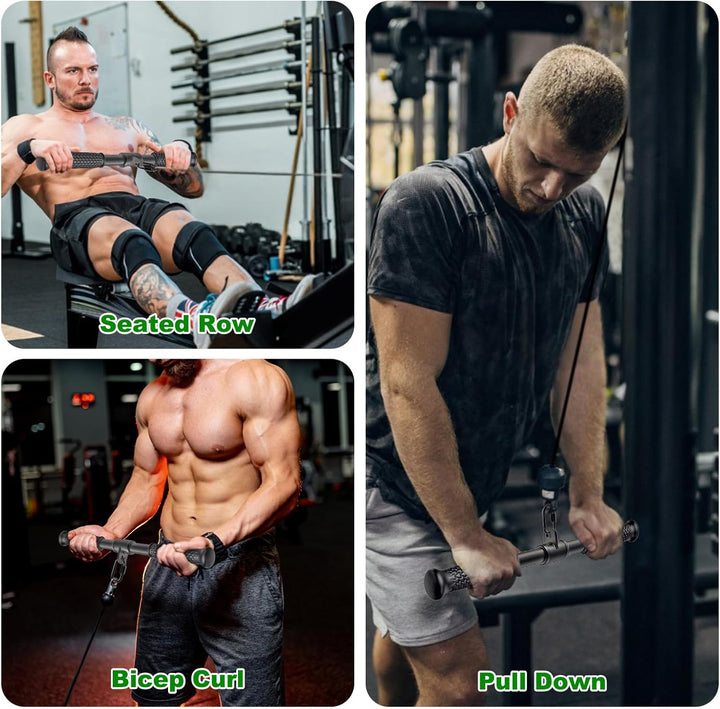 Kipika Tricep Pull Down Attachment, Cable Machine Accessories for Home Gym, Cable Machine Attachment
