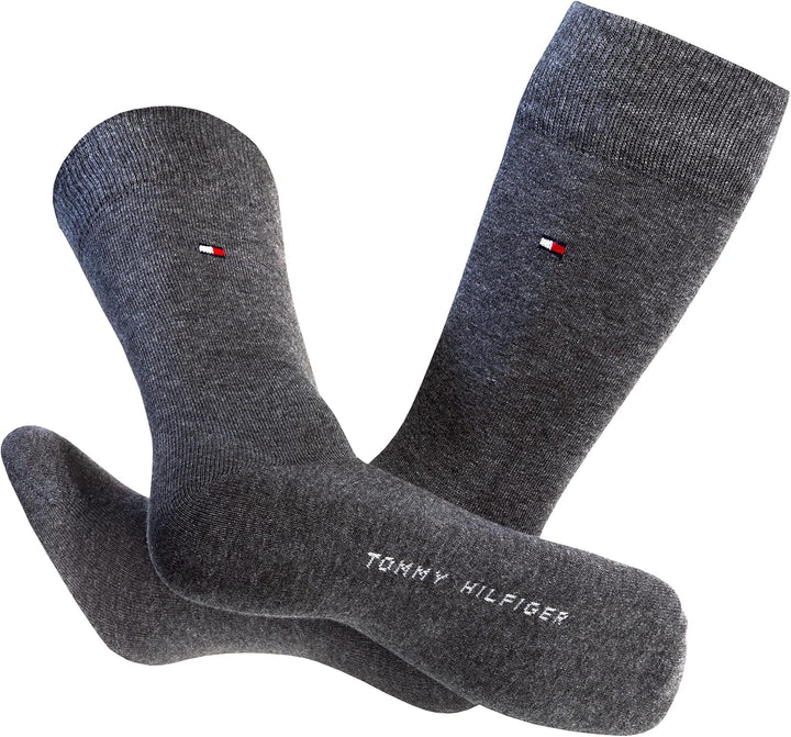 Tommy Hilfiger Herrensocken 5-Paar Pack Classic Casual Business Socken 39-42 Anthracite, 39-42 Anthr